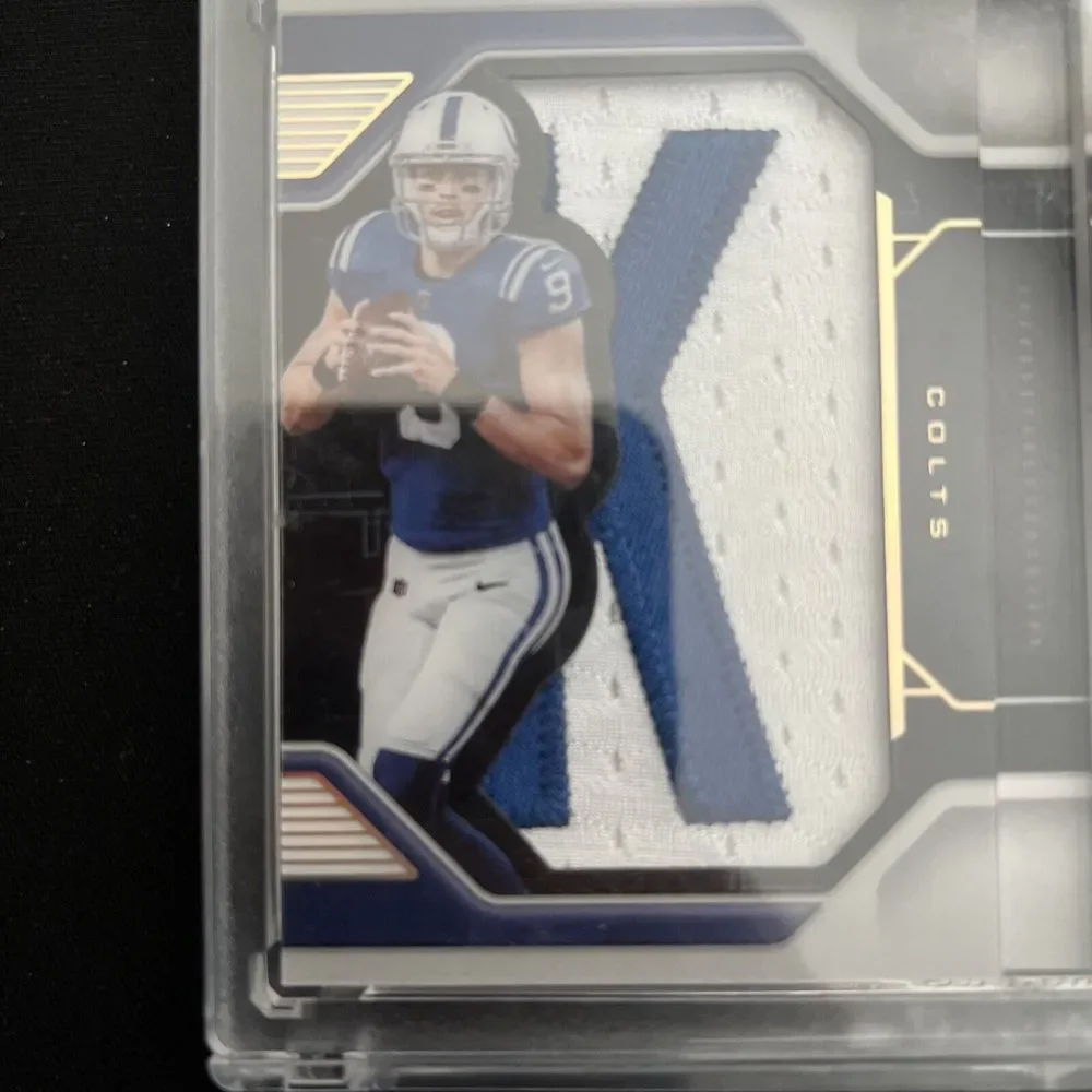 2020 Jacob Eason Rookie Playbook Booklet 2 Patch Nike‎ Swoosh 1/2